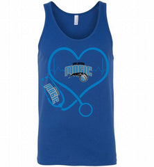 Nurse Heartbeat Love Orlando Magic Tank - zezetee