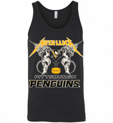Metallica Pittsburgh Penguins Logo Tank