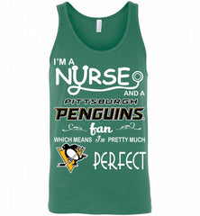 I'M A Nurse And A Pittsburgh Penguins Fans Gift Tank - zezetee