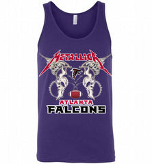Metallica Atlanta Falcons Logo Tank - zezetee