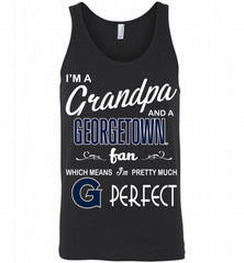 I'M A Grandpa And A Georgetown Hoyas Fan Tank - zezetee