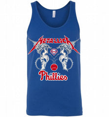 Metallica Philadelphia Phillies Logo Tank - zezetee
