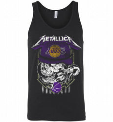 Metallica Skull Snake Los Angeles Lakers Tank