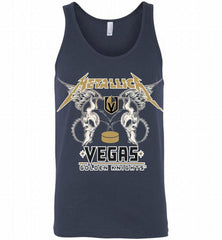 Metallica Vegas Golden Knights Logo Tank - zezetee