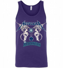 Metallica Seattle Mariners Logo Tank - zezetee