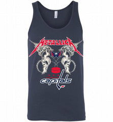 Metallica Washington Capitals Logo Tank - zezetee