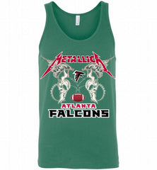 Metallica Atlanta Falcons Logo Tank - zezetee