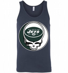 New York Jets Grateful Dead Logo Band Tank - zezetee