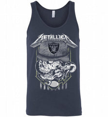 Metallica Skull Snake Oakland Raiders Tank - zezetee