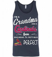 I'M A Grandma And A St Louis Cardinals Fans Gift Tank - zezetee