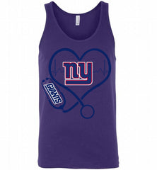 Nurse Heartbeat New York Giants Tank - zezetee