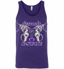 Metallica Kansas State Wildcats Logo Tank - zezetee