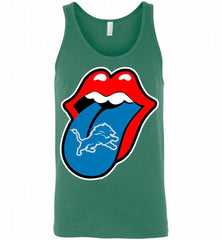 Detroit Lions  x The Rolling Stones Logo Tank - zezetee