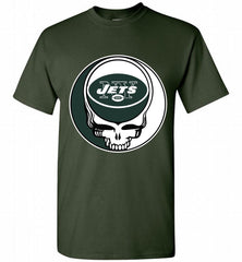 New York Jets Grateful Dead Logo Band Shirt - zezetee