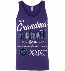 I'M A Grandma And A Georgetown Hoyas Fan Tank - zezetee