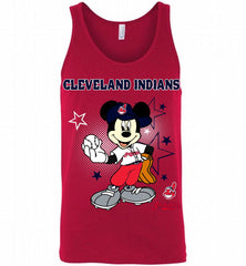 Cleveland Indians Mickey Mouse Disney Super Star Tank - zezetee