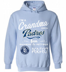 I'M A Grandma And A San Diego Padres Fans Gift Hoodie - zezetee