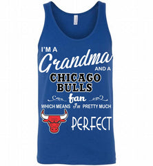 I'M A Grandma And A Chicago Bulls Fans Perfect Tank - zezetee