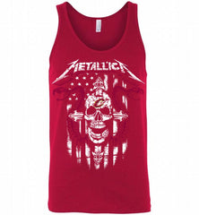 Metallica Snake Skull Cleveland Cavaliers Logo Tank - zezetee