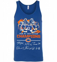 CHICAGO BEARS 2018 NFC NORTH DIVISION CHAMPIONS Tank - zezetee