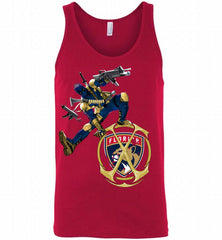 Deadpool Fan Love Florida Panthers Awesome Tank - zezetee
