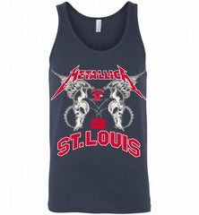 Metallica St Louis Eagles Logo Tank - zezetee