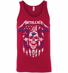 Metallica Snake Skull St Louis Blues Logo Tank - zezetee