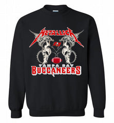 Metallica Tampa Bay Buccaneers Logo Crewneck Sweatshirt - zezetee