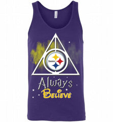 Pittsburgh Steelers  Always Believe Harry Potter Tank - zezetee