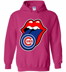 Chicago Cubs  x The Rolling Stones Logo Hoodie - zezetee