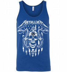 Metallica Snake Skull Brooklyn Nets Logo Tank - zezetee