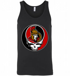 NHL TEAM OTTAWA SENATORS X GRATEFUL DEAD LOGO BAND Tank