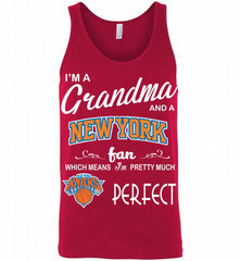 I'M A Grandma And A New York Knicks Fans Perfect Tank - zezetee