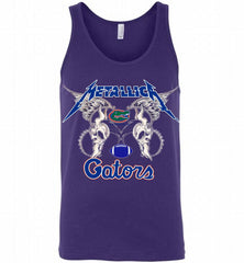 Metallica Florida Gators Logo Tank - zezetee