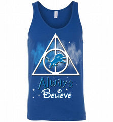 Detroit Lions Always Believe Harry Potter Tank - zezetee