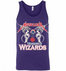 Metallica Washington Wizards Logo Tank - zezetee