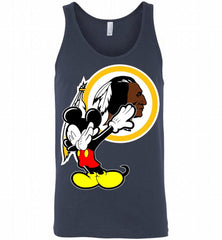 Disney Mickey Mouse Dabbing Washington Redskins Tank - zezetee