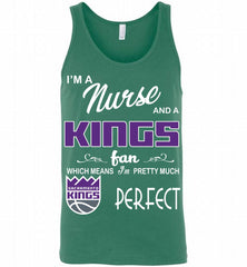 I'M A Nurse And A Sacramento Kings Fans Perfect Tank - zezetee