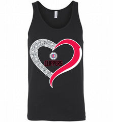 Los Angeles Clippers In Diamond Heart Tank - zezetee