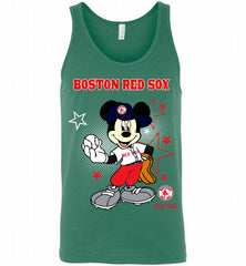Boston Red Sox Mickey Mouse Disney Super Star Tank - zezetee