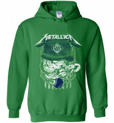 Metallica Skull Tampa Bay Rays Logo Hoodie - zezetee