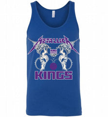 Metallica Sacramento Kings Logo Tank - zezetee