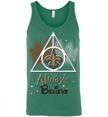 New Orleans Saints Always Believe Harry Potter Tank - zezetee