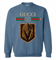 Gucci Vegas Golden Knights Logo Crewneck Sweatshirt - zezetee