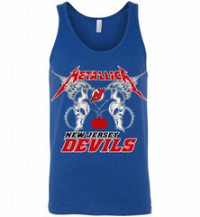 Metallica New Jersey Devils Logo Tank - zezetee