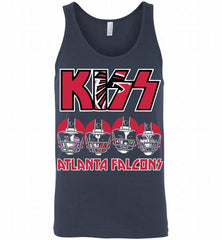 Kiss Atlanta Falcons Logo Tank - zezetee