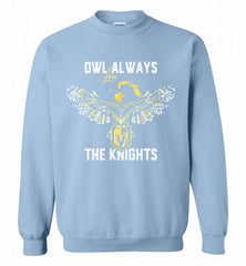 OWL ALWAYS LOVE THE VEGAS GOLDEN THE KNIGHTS Crewneck Sweatshirt - zezetee