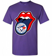 Toronto Blue Jays  x The Rolling Stones Logo Shirt - zezetee