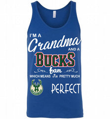 I'M A Grandma And A Milwaukee Bucks Fans Perfect Tank - zezetee