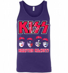Kiss Houston Rockets Logo Tank - zezetee